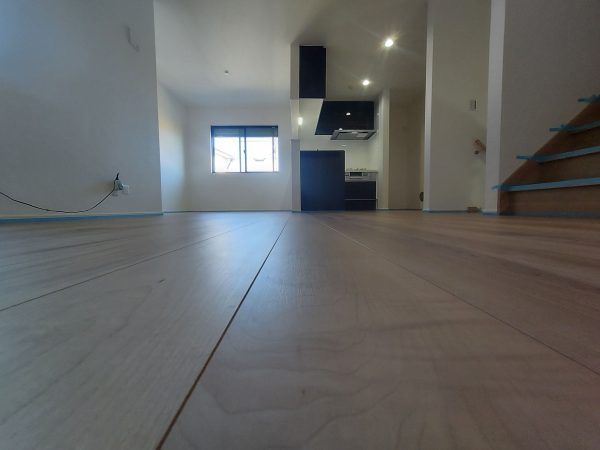 川崎市川崎区 フロアコーティング 施工前の様子