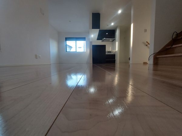 川崎市川崎区フロアコーティング 施工後 UVコーティング