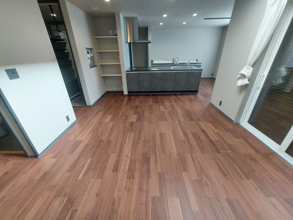 埼玉県川越市 フロアコーティング 施工前の様子