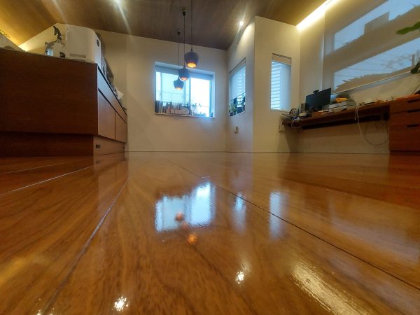 東京都品川区 フロアコーティング 施工後 わんスマイルコート