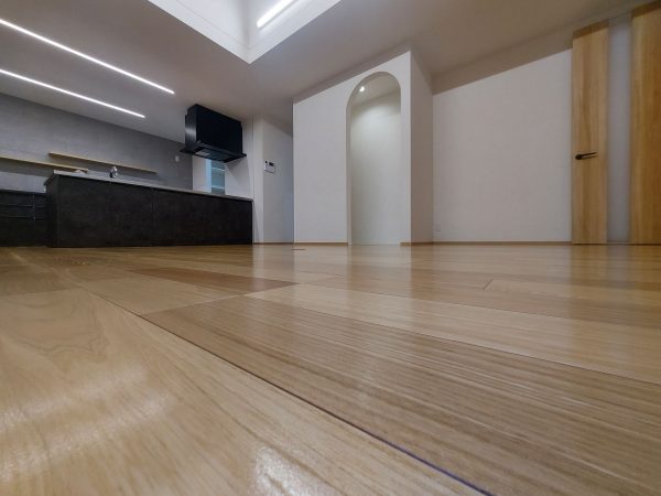 千葉県四街道市 フロアコーティング 施工後 わんスマイルコート