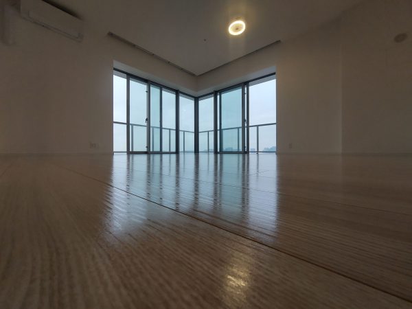 東京都中央区 フロアコーティング 施工後 ガラスUVコーティング