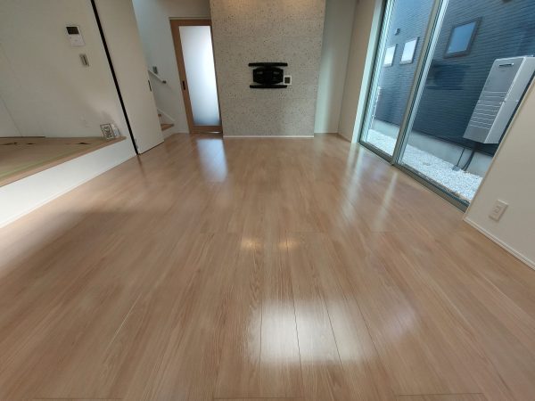 神奈川県小田原市 フロアコーティング 施工後 わんスマイルコート