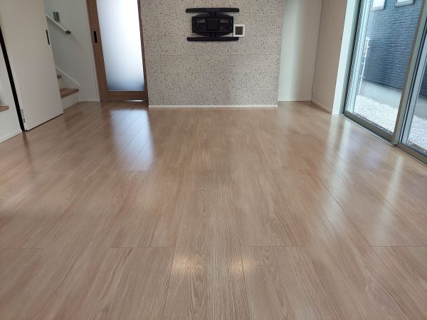 神奈川県小田原市 フロアコーティング 施工後 わんスマイルコート