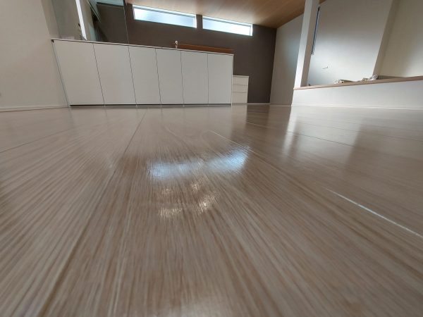 神奈川県小田原市 フロアコーティング 施工後 わんスマイルコート