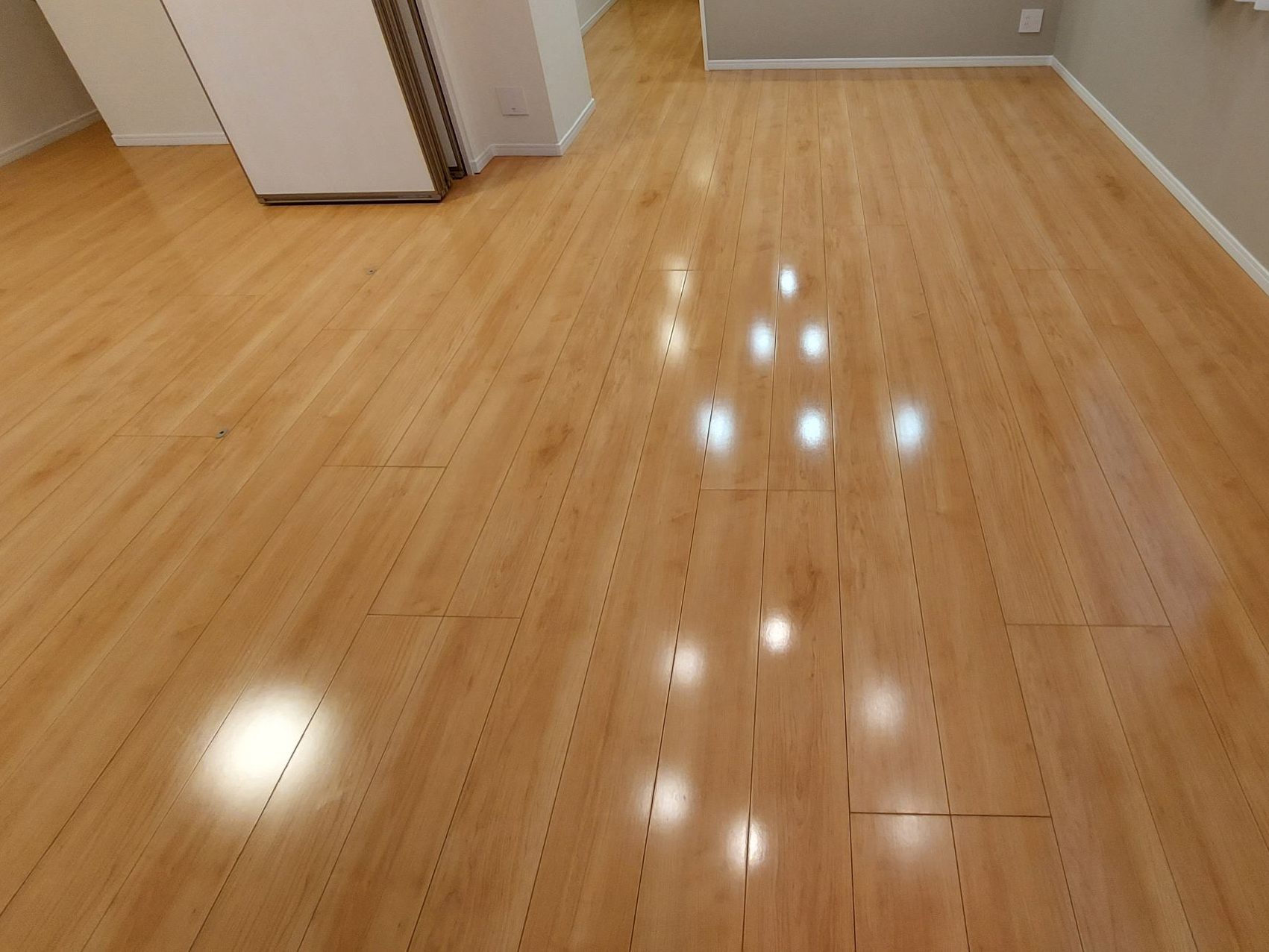 神奈川県横浜市青葉区 フロアコーティング 施工後 わんスマイルコート