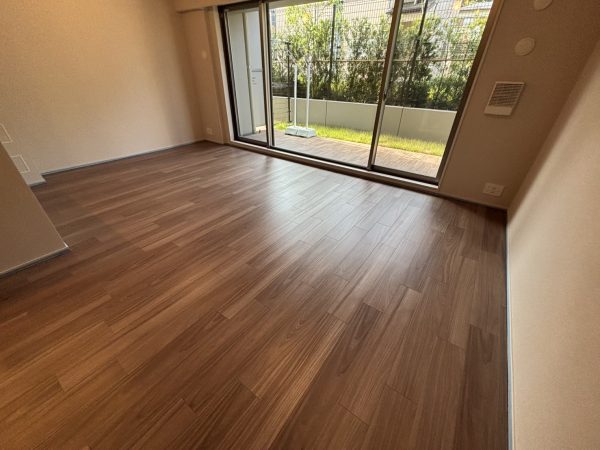 神奈川県鎌倉市台 フロアコーティング 施工前の様子