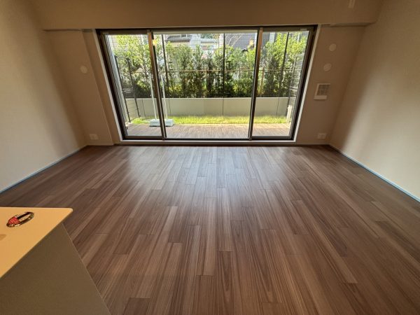 神奈川県鎌倉市台 フロアコーティング 施工前の様子