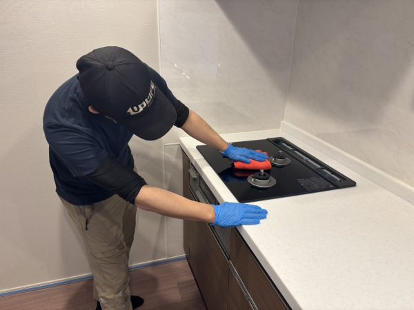 水まわりの掃除が簡単になるアクアガードコートを施工