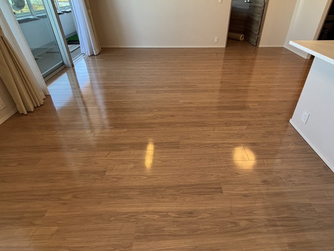 埼玉県川口市金山町 フロアコーティング 施工後 UVコーティング