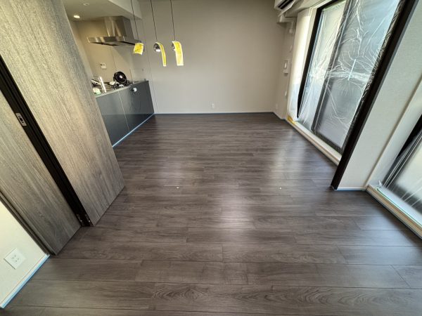 東京都八王子市 フロアコーティング 施工前の様子