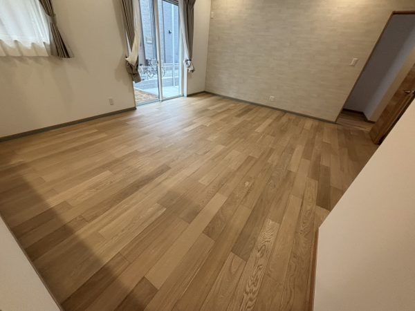 埼玉県上尾市 フロアコーティング 施工前の様子