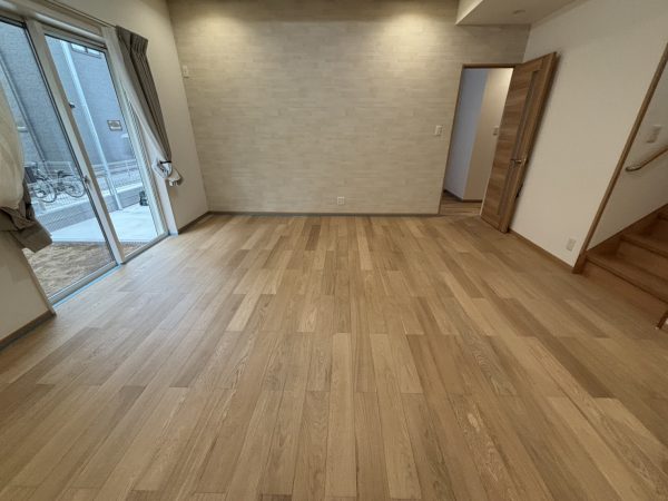 埼玉県上尾市 フロアコーティング 施工前の様子