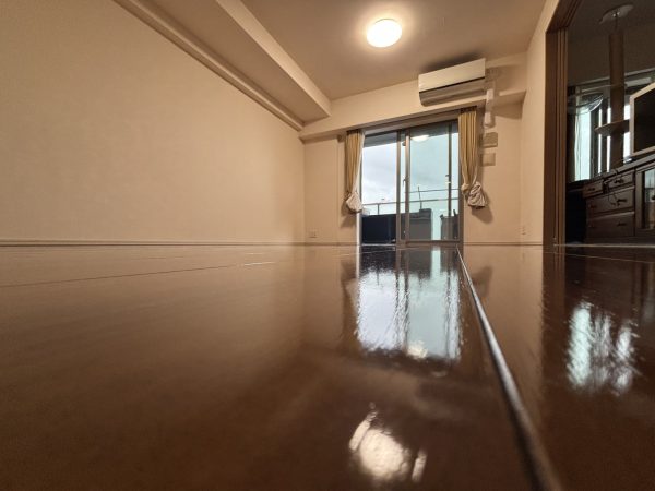 千葉県千葉市稲毛区 フロアコーティング 施工後 わんスマイルコート