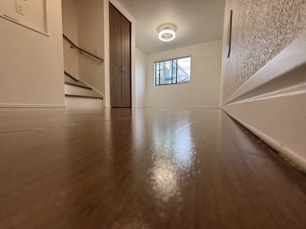 神奈川県川崎市中原区フロアコーティング 施工後 ガラスUVコーティング