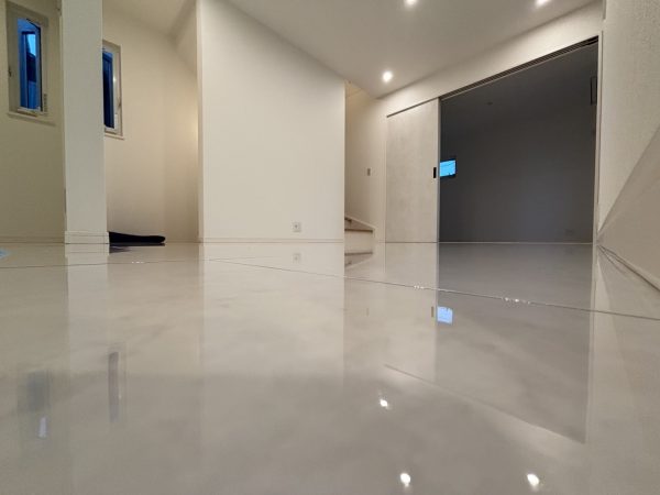 東京都杉並区 フロアコーティング 施工後 わんスマイルコート