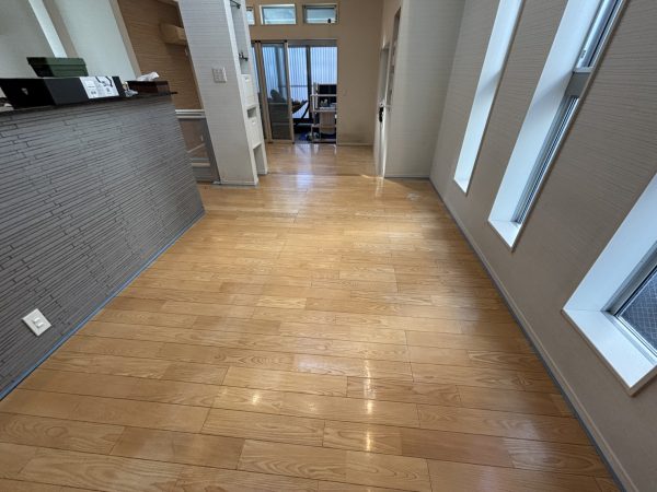 東京都板橋区 フロアコーティング 施工前の様子