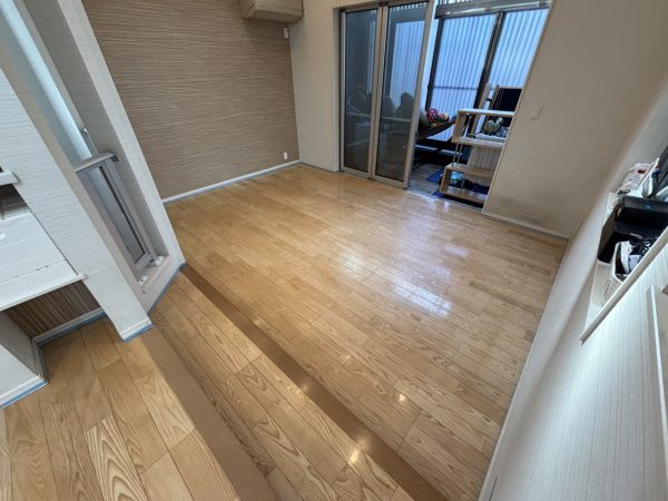 東京都板橋区 フロアコーティング 施工前の様子