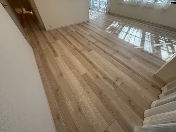 東京都世田谷区玉川田園調布 フロアコーティング 施工前の様子