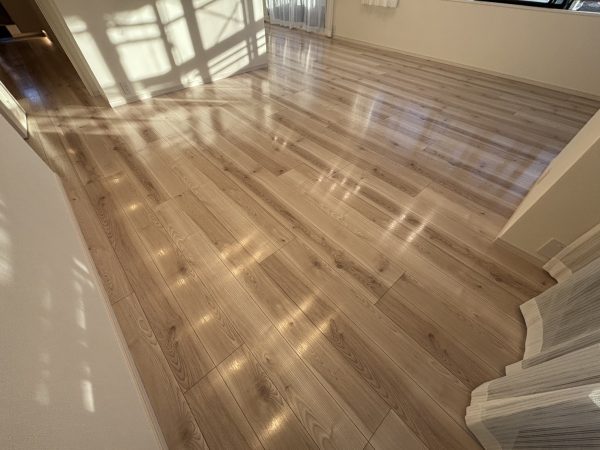 東京都世田谷区玉川田園調布 フロアコーティング 施工後 ガラスUVコーティング