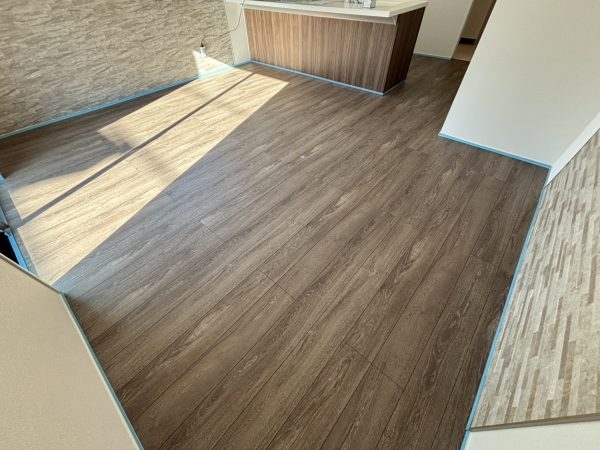 東京都杉並区清水 フロアコーティング 施工前の様子