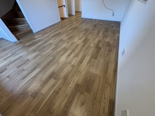 埼玉県新座市栗原 フロアコーティング 施工前の様子