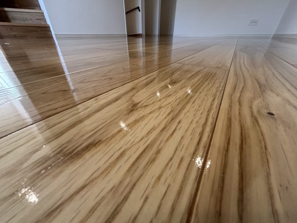 埼玉県新座市栗原 フロアコーティング 施工後 わんスマイルコート