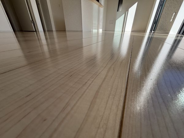 埼玉県比企郡川島町フロアコーティング 施工後 ガラスコーティング