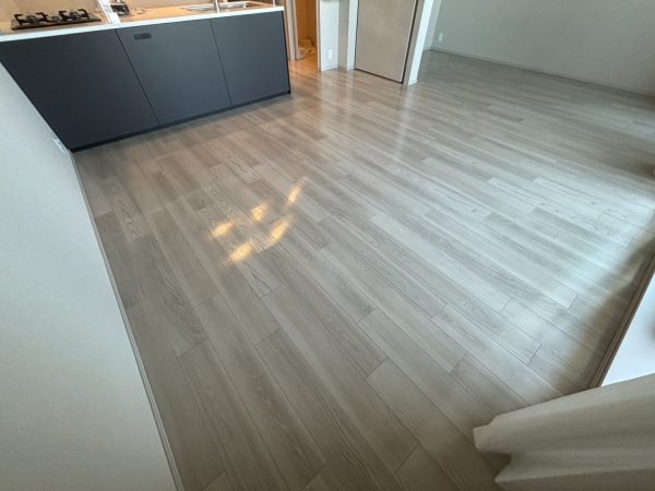 川崎市川崎区 フロアコーティング 施工後 わんスマイルコート