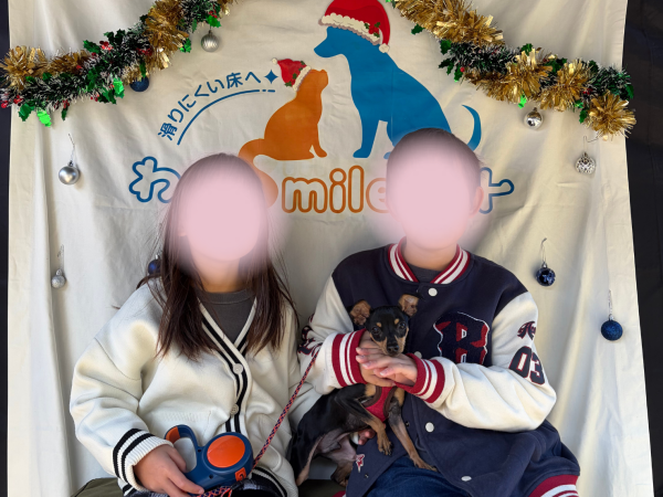 愛犬家向けイベントで展示されたわんスマイルコートのブース