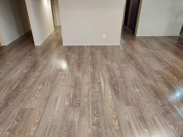 福島県福島市フロアコーティング 施工後 ガラスコーティング