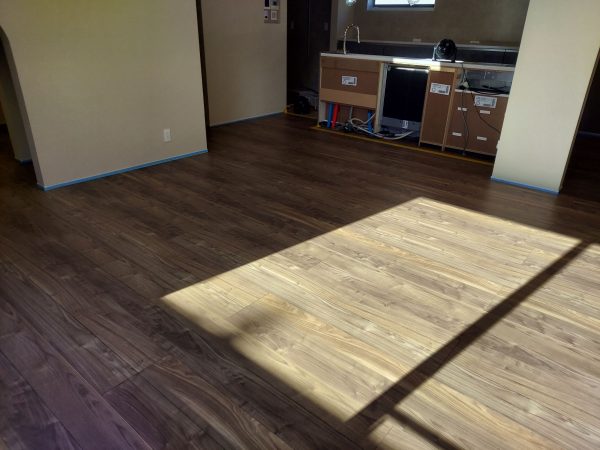 福島県福島市フロアコーティング 施工前の様子