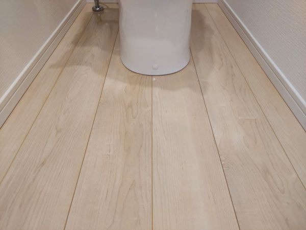 福島県いわき市 フロアコーティング 施工後 ガラスUVコーティング