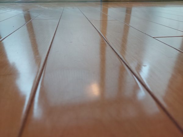 福島県郡山市 フロアコーティング 施工前の様子