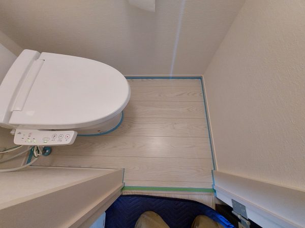 神奈川県鎌倉市フロアコーティング 施工前の様子