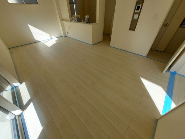 東京都府中市 フロアコーティング 施工前の様子