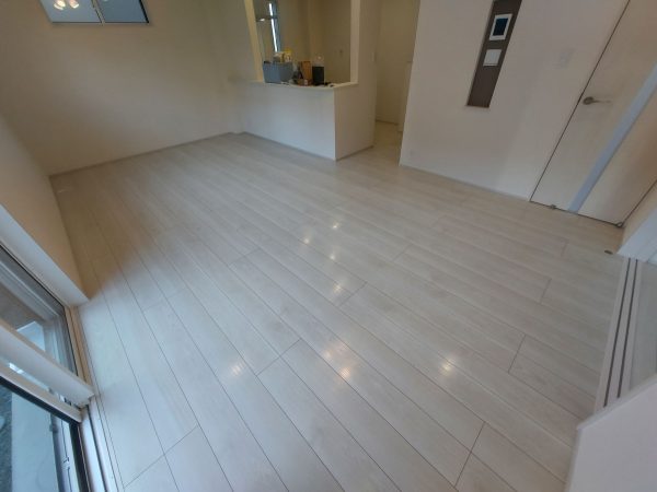 東京都府中市 フロアコーティング 施工後 ガラスUVコーティング