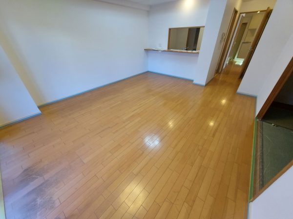 さいたま市北区 フロアコーティング 施工前の様子