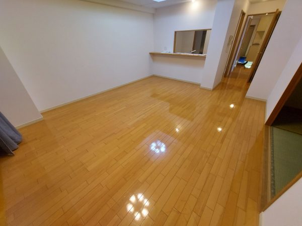 さいたま市北区 フロアコーティング 施工後 UVコーティング