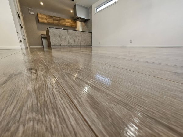 川崎市中原区 フロアコーティング 施工後 わんスマイルコート