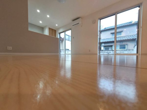 千葉県千葉市花見川区 フロアコーティング 施工後 わんスマイルコート