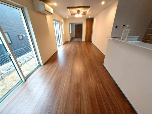 千葉県佐倉市 フロアコーティング 施工前の様子　三井ホーム