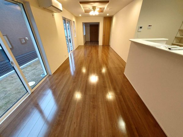 千葉県佐倉市 フロアコーティング 施工後 ガラスUVコーティング　三井ホーム