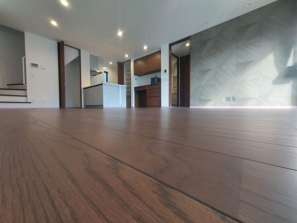 千葉県千葉市中央区 フロアコーティング 施工前の様子