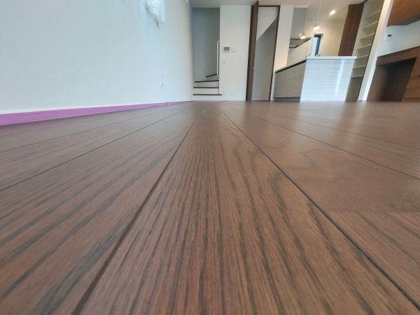 千葉県千葉市中央区 フロアコーティング 施工前の様子
