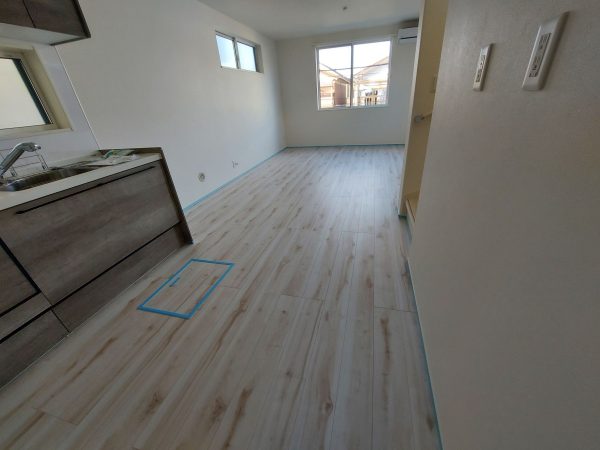 埼玉県川口市フロアコーティング 施工前の様子