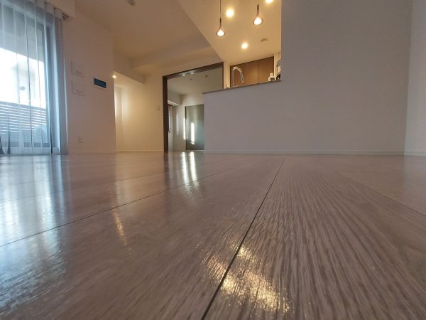 東京都渋谷区 フロアコーティング 施工後 わんスマイルコート