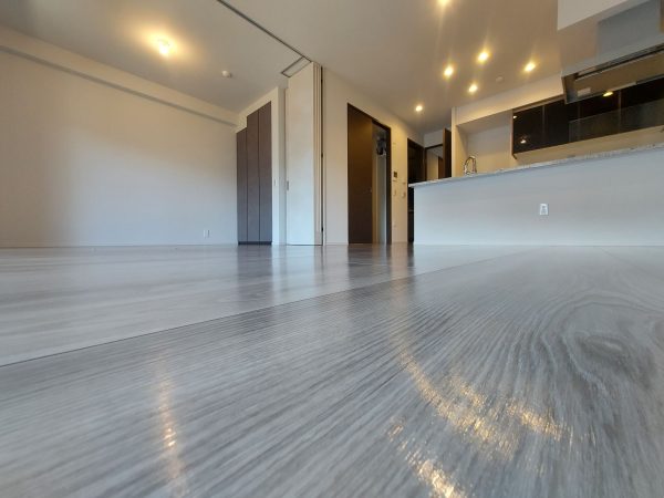 東京都板橋区 フロアコーティング 施工後 ガラスUVコーティング