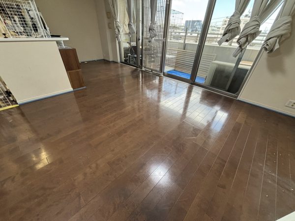 川崎市中原区 フロアコーティング 施工前の様子