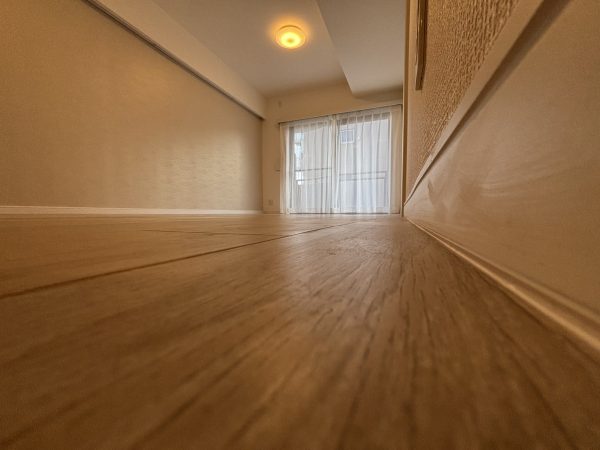 東京都江戸川区 フロアコーティング 施工前の様子